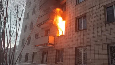 пожар в Акмолинской области, фото - Новости Zakon.kz от 10.11.2025 23:09