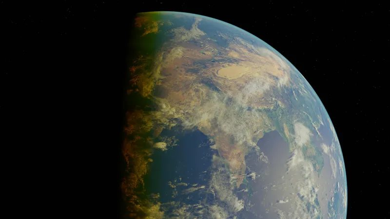 Выяснилось, почему небо на Земле голубого цвета, а в космосе – черного