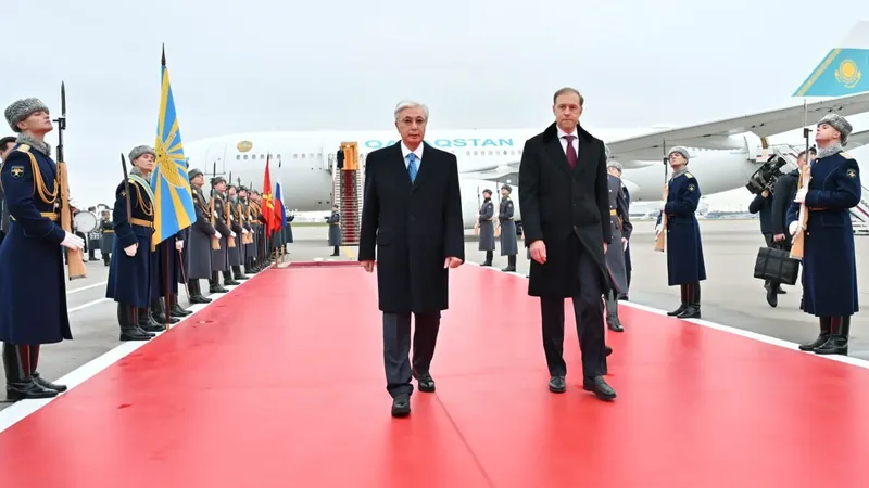 Касым-Жомарт Токаев прилетел в Москву