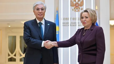 Токаев, Матвиенко, фото - Новости Zakon.kz от 12.11.2025 14:46