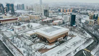 Аппаратно-студийный комплекс Казахского радиотелецентра, достопримечательности Алматы, достопримечательности города Алматы, туризм в Алматы, Алматы зимой, виды города Алматы, зима в Алматы, зимой в Алматы, зимний Алматы, заморозки в Алматы, мороз в Алматы, снег в Алматы, похолодание в Алматы, снегопад, снегопад в Алматы, сурет - Zakon.kz жаңалық 17.11.2025 16:33