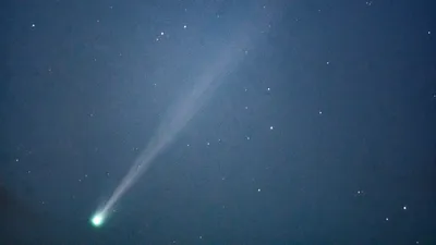 комета в небе, фото - Новости Zakon.kz от 13.11.2025 09:36
