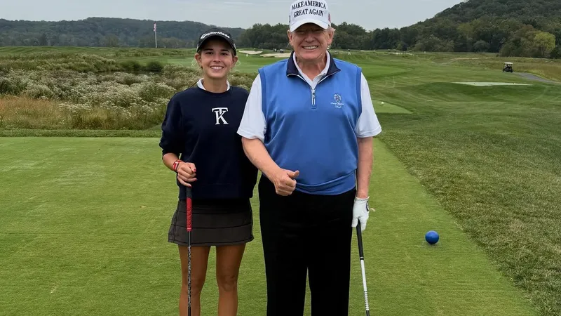 Внучка Трампа на своем первом соревновании по гольфу заняла последнее место