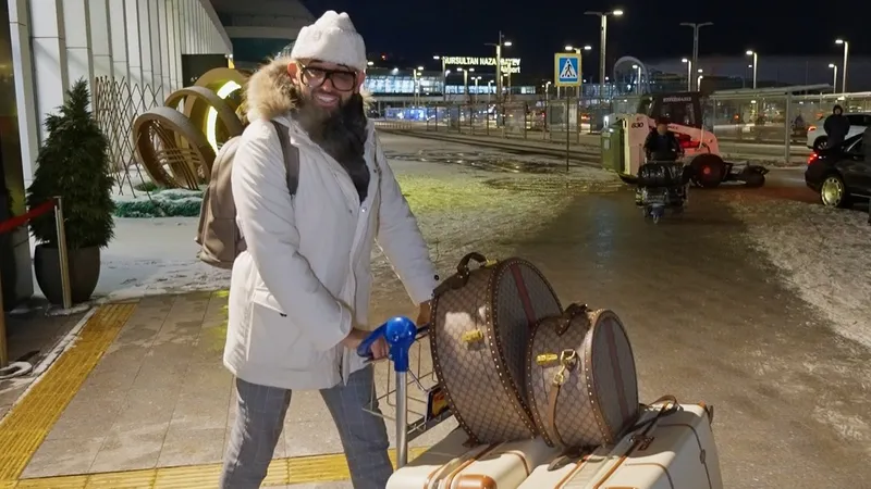 Нарушение границ и восторг: как казахстанец вручил подарки самому улыбчивому бизнесмену из России