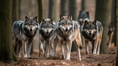 волков заметили на острове близ Мангистау, фото - Новости Zakon.kz от 14.11.2025 18:23