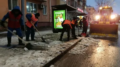 Уборка снега в Астане, фото - Новости Zakon.kz от 17.11.2025 04:14