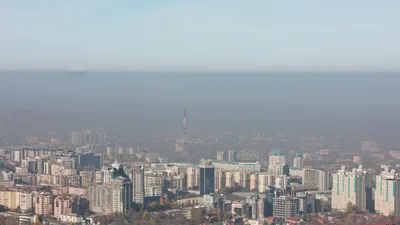 смог в Алматы, фото - Новости Zakon.kz от 16.11.2025 09:01