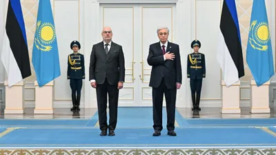 президенты Казахстана и Эстонии, Акорда, фото - Новости Zakon.kz от 17.11.2025 16:47