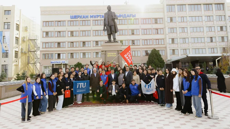 Акция от Home Credit Bank: аллея из 100 деревьев появилась в Таразе