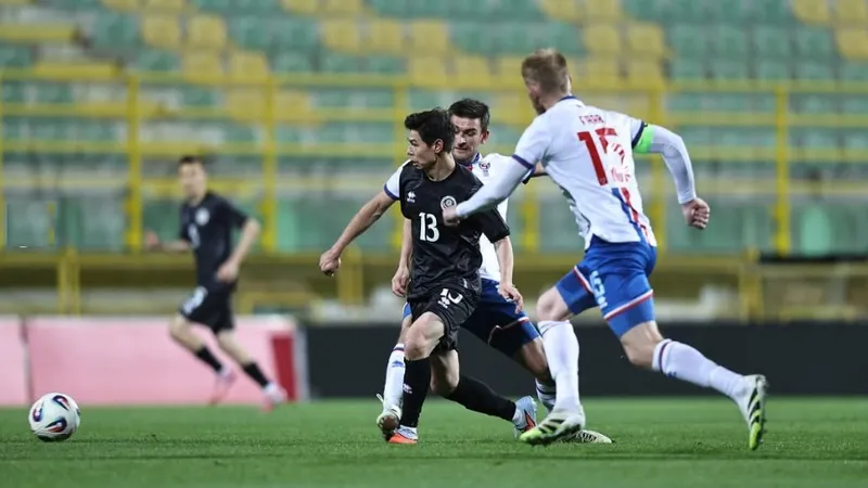 Один гол решил исход матча Казахстан – Фарерские острова