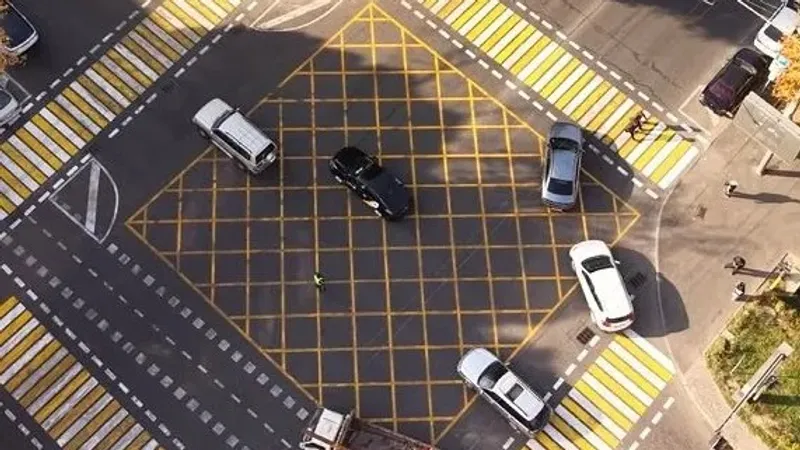 Когда в Алматы начнут штрафовать водителей за выезд на "вафельные" перекрестки