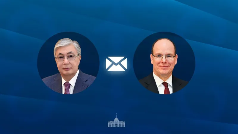 Токаев направил телеграмму князю Монако