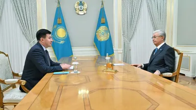 Шахмурат Муталип, Касым-Жомарт Токаев , фото - Новости Zakon.kz от 21.11.2025 18:38