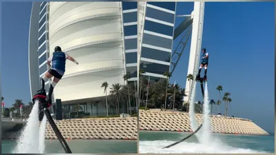 Роман Костомаров на флайдборде, фото - Новости Zakon.kz от 21.11.2025 13:40