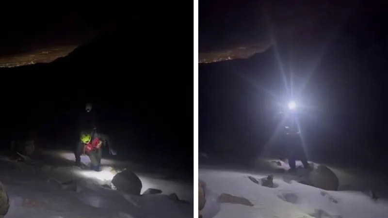 На закате трое туристов потеряли ориентир в алматинских горах