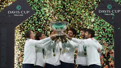 Теннис Победитель Кубка Дэвиса, фото - Новости Zakon.kz от 24.11.2025 10:57