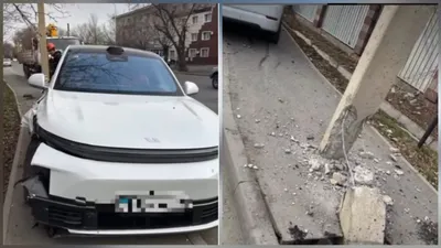 ДТП в Талдыкоргане, фото - Новости Zakon.kz от 24.11.2025 11:07