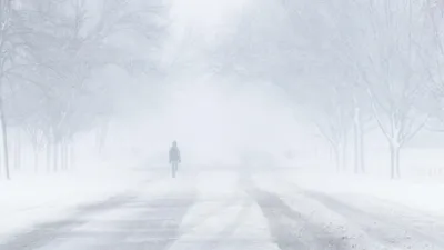 синоптики объявили штормовое предупреждение, фото - Новости Zakon.kz от 25.11.2025 21:00