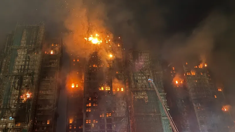 Число жертв шокирующего пожара в жилом комплексе в Гонконге приближается к 100