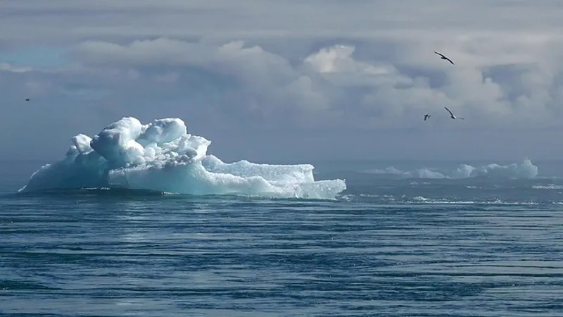 Снимок из космоса: как выглядит самый крупный в мире айсберг