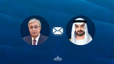 Касым-Жомарт Токаев, Мухаммед бен Заид Аль Нахаян, фото - Новости Zakon.kz от 02.12.2025 18:02