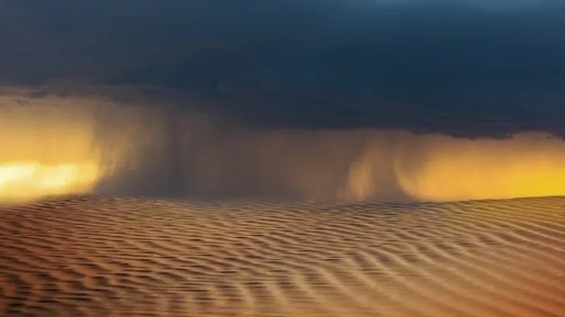 Золотую шахту в Австралии накрыла песчаная буря