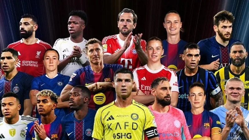 Определены финалисты на звание лучшего тренера и футболиста 2025 года