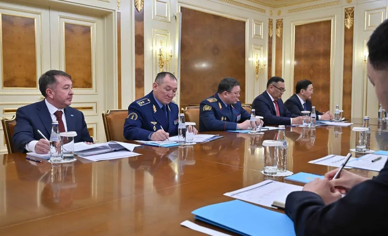 силовики Казахстана в Акорде, фото - Новости Zakon.kz от 03.12.2025 16:30