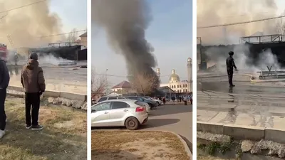 пять человек пострадали при пожаре в Алматы, фото - Новости Zakon.kz от 03.12.2025 22:16