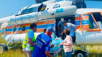 вертолет, медики, фото - Новости Zakon.kz от 04.12.2025 11:17