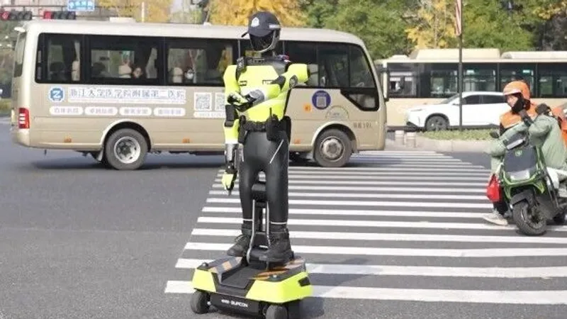 Робокопы в Китае заменили регулировщиков