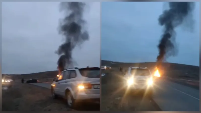 Инкассаторское авто с деньгами сгорело после ДТП: водитель погиб, виновник взят под стражу