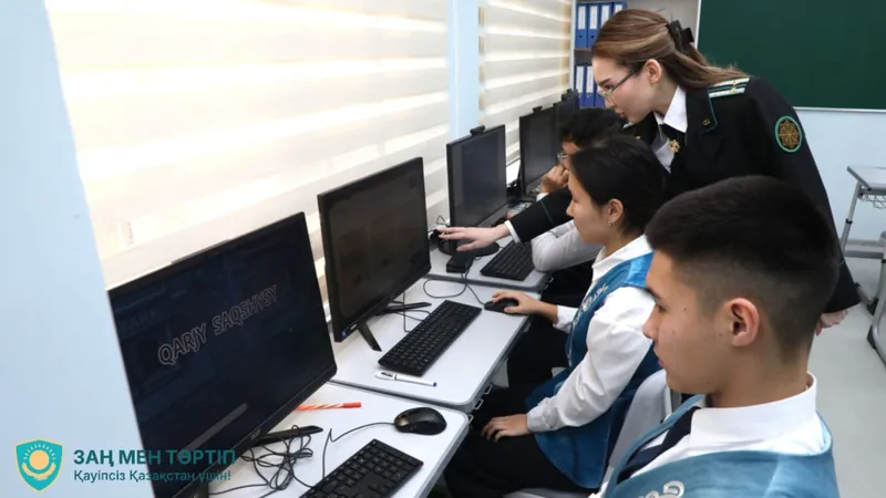 В школах Алматы проходит образовательный проект по финансовой безопасности Qarzhy Saqshysy