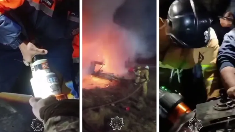 Автобус с пассажирами столкнулся с экскаватором в Акмолинской области