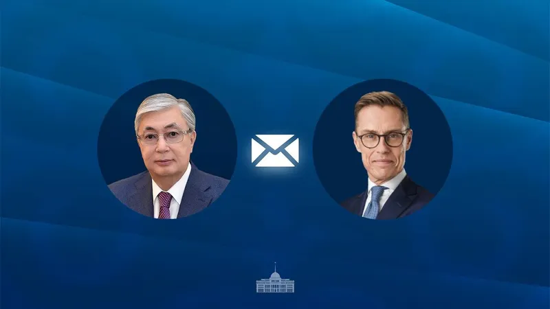 Токаев направил телеграмму президенту Финляндии