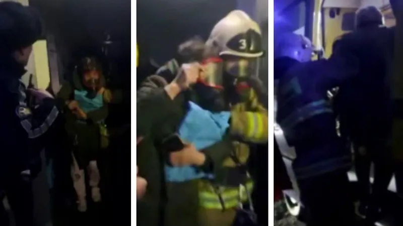 Семь человек спасли при сильном задымлении в Атырау