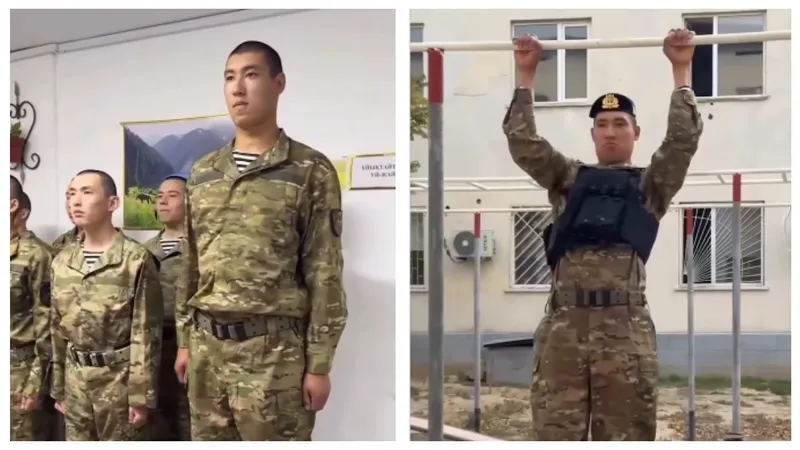 Рост 209 см: самый высокий казахстанский солдат служит в морской пехоте Актау