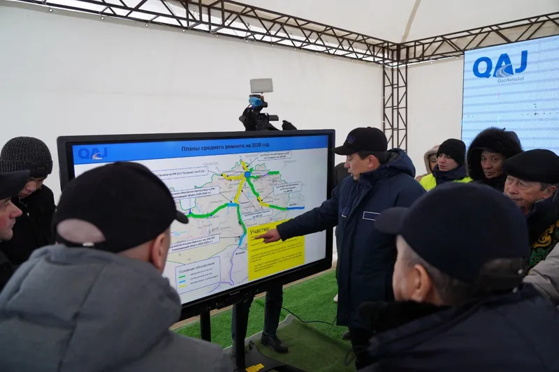 открытие трассы в ЗКО, фото - Новости Zakon.kz от 11.12.2025 18:04