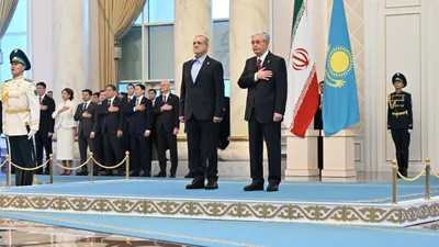 Токаев, президент Ирана, фото - Новости Zakon.kz от 11.12.2025 11:39