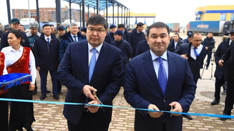 Открыты новые высокотехнологичные пункты пропуска "Казыгурт" и "Темир-баба"