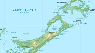 Бермудские острова на карте, фото - Новости Zakon.kz от 16.12.2025 11:56