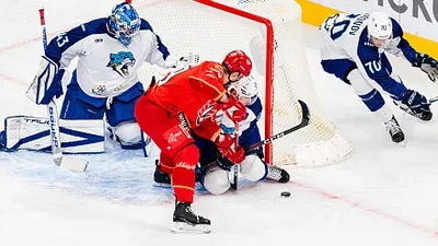 Барыс, Автомобилист, матч, КХЛ, победа , фото - Новости Zakon.kz от 16.12.2025 22:01