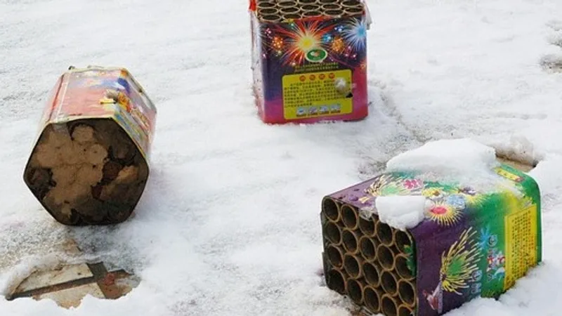 Пиротехнику на миллион тенге изъяли у казахстанского торговца