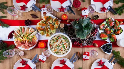 Новый год, стол, салаты, фото - Новости Zakon.kz от 17.12.2025 17:47