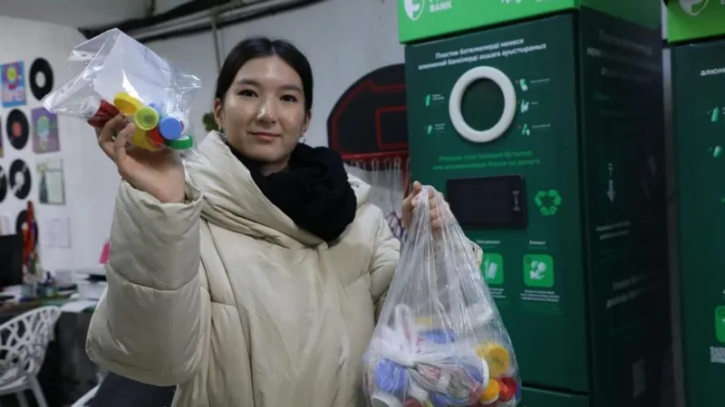 В Алматы стартовала экологическая акция по сбору пластиковых крышек "Добрая крышечка"