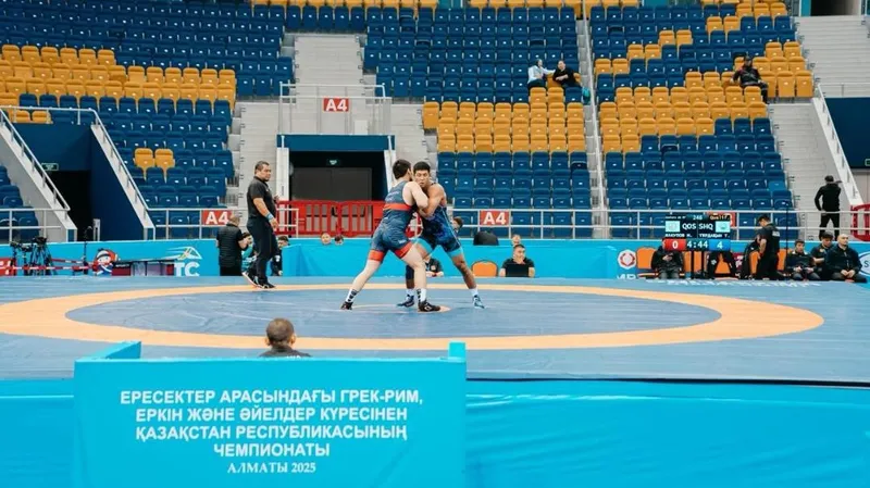 В Алматы прошел чемпионат Казахстана по видам борьбы