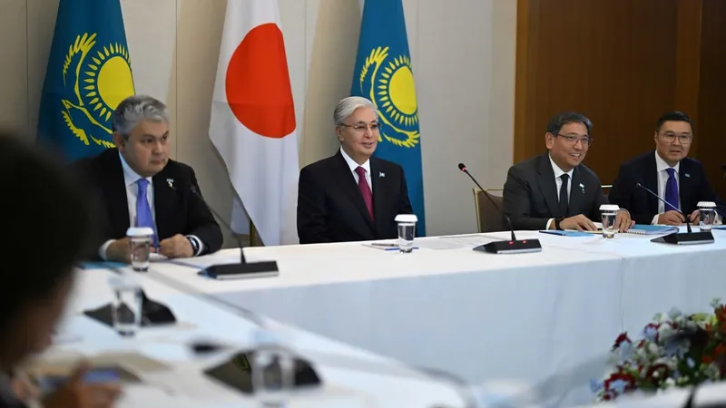 Токаев встретился с членами Японской парламентской лиги дружбы с Казахстаном