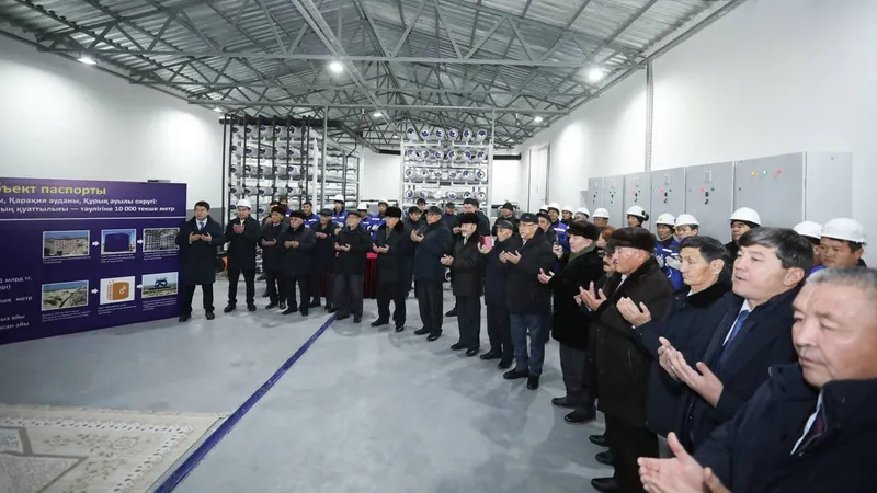 В селе Курык запущен новый опреснительный завод