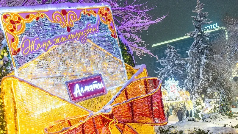 Настоящий зимний снегопад и елки: фотограф показал сказочный Алматы