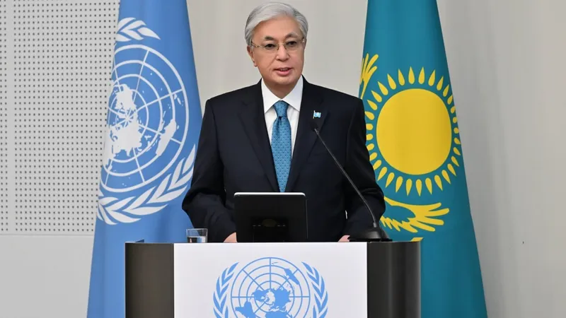 Президент Казахстана выступил с лекцией в Университете ООН